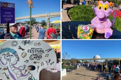 Seven Hour Wait for Pop Eats!, Figment Popcorn Bucket Debuts at the 2022 EPCOT International Festival of the Arts, & More: Daily Recap (1/14/22)