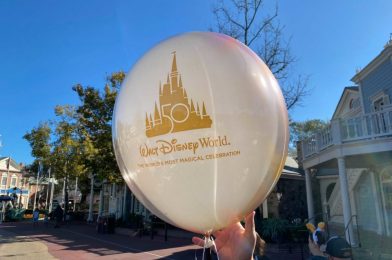 PHOTOS: New Light-Up 50th Anniversary Balloon Available at Magic Kingdom