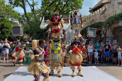 PHOTOS, VIDEO: Harambe Village Acrobats Return to Disney’s Animal Kingdom