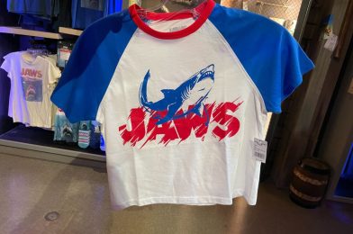 New ‘Jaws’ Shirts, Hoodie, and Drawstring Backpack at Universal Studios Florida