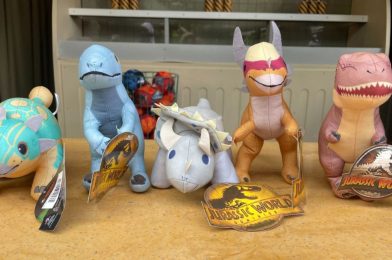 New ‘Jurassic World Dominion’ Plush Dinosaurs Available at Prize Games in Universal’s Islands of Adventure