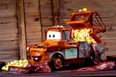 New Tow Mater Popcorn Bucket Available for 10th Anniversary of Cars Land