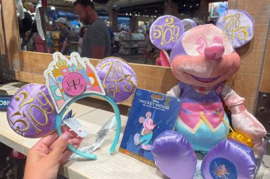 New “it’s a small world” Mickey Mouse: The Main Attraction Plush, Pin, and Ear Headband at Walt Disney World