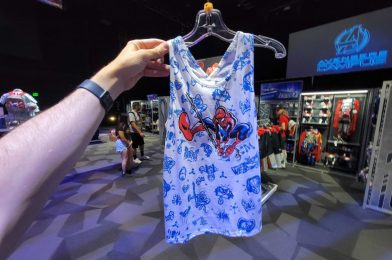 New Spider-Man Tank Top and Button-Down Shirt Swing into Disneyland Resort