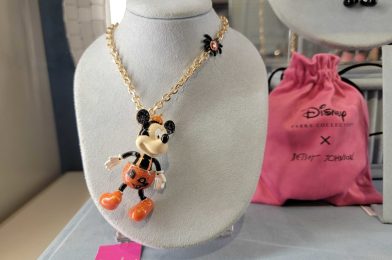 New Betsey Johnson Halloween Mickey Necklace at Disneyland Resort
