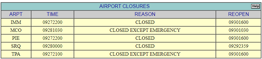 BREAKING: Orlando International Airport Closing Due to Hurricane Ian ...