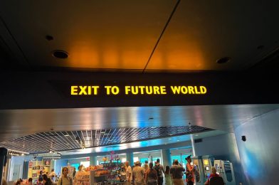 Final Future World Sign Replaced at EPCOT