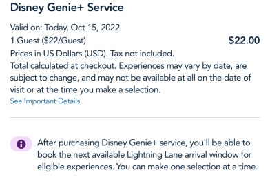 Disney Genie+ Reaches Highest Price Ever at Walt Disney World Resort