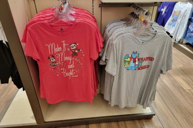 New Holiday Shirts and Plaid Spirit Jersey at Disneyland Resort