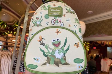 New Kermit the Frog Loungefly Backpack Arrives at Walt Disney World