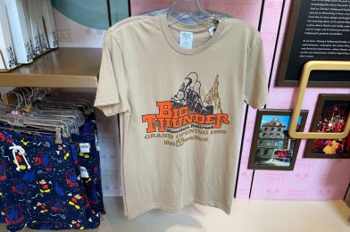 New Big Thunder Mountain Railroad and Haunted Mansion Vault Collection Tees at Walt Disney World