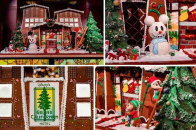 First Look at Disney’s Grand Californian Hotel 2022 Gingerbread Display and New Gingerbread Souvenirs