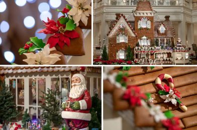 Opening Dates and Treats Announced for 2022 Gingerbread Displays at Walt Disney World Resort