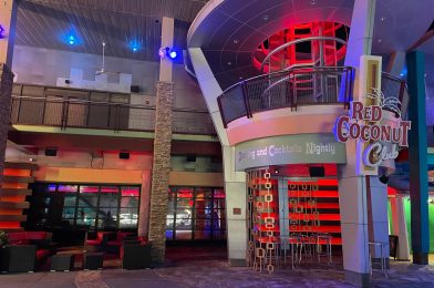 Universal Orlando Resort Teases Holiday Green & Red Coconut Club Coming Soon to CityWalk