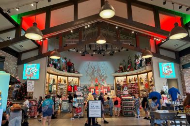 Holiday Decorations Adorn World of Disney in Disney Springs
