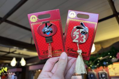 New 2023 Oswald the Lucky Rabbit Lunar New Year Pins at Walt Disney World