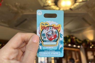 New Disney Skyliner Pin Featuring Spaceship Earth Available at Walt Disney World