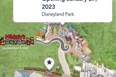 Mickey & Minnie’s Runaway Railway Added to Disneyland App Map and Genie Tip Board