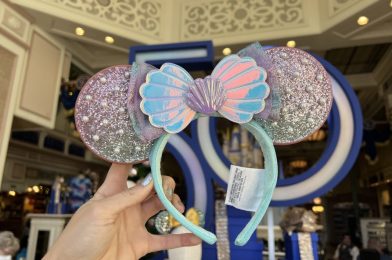 New Princess Ariel Seashell Ear Headband at Walt Disney World