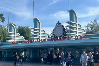 Disney 100 Years of Wonder Medallion Added to Disney California Adventure Entrance