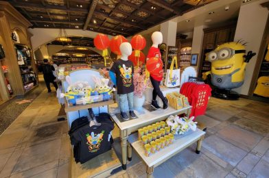 Lunar New Year Minion Popcorn Bucket, Apparel, Keychains, and More at Universal Studios Hollywood