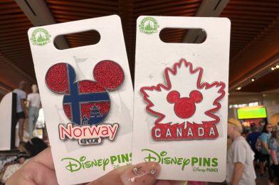 New Norway and Canada Pavilion Pins at EPCOT