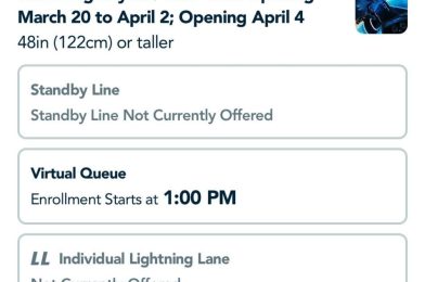 UPDATE: Individual Lightning Lane Sold Out for First Day of TRON Lightcycle Run Soft Opening at Magic Kingdom