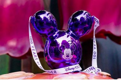 New Purple Disney100 Mickey Mouse Balloon Popcorn Bucket Arriving at Disneyland Resort Tomorrow