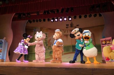 Free All-Day ‘My Friend Duffy’ Dining Show Replaced with Upcharge Reserved Seating ‘Duffy & Friends’ Wonderful Friendship’ Show at Tokyo DisneySea