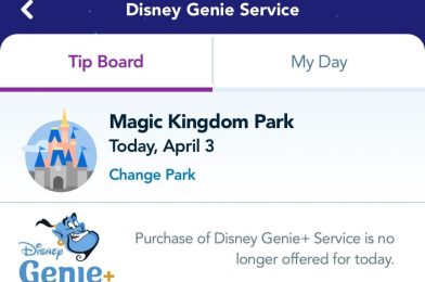 Disney Genie+ Sells Out Before Noon at Walt Disney World