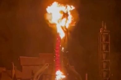Maleficent Dragon Destroyed, Crews Working on Fantasmic! Set Following Fire at Disneyland