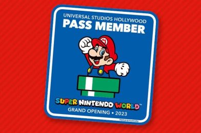 Complimentary Super Nintendo World Magnet Available Soon to Universal Studios Hollywood Pass Members