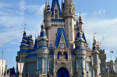 50th Anniversary Gem Embellishments Removed From Cinderella Castle at Magic Kingdom