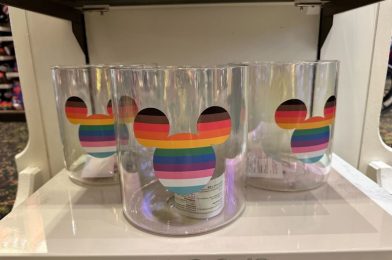 New Mickey Pride Candle Holder and Glasses at Walt Disney World