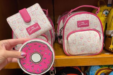 New ‘The Simpsons’ Backpack, Donut Wristlet, and Wallet at Universal Orlando Resort