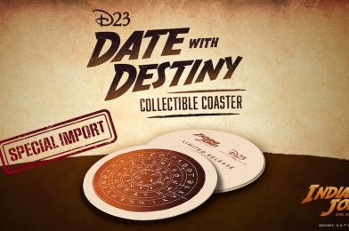 New D23 Gold-Exclusive ‘Indiana Jones and the Dial of Destiny’ Coaster Coming Soon to Jock Lindsey’s Hangar Bar