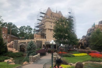 More Scaffolding Goes Up in Canada Pavilion Amid Multiple Ongoing EPCOT Construction Projects
