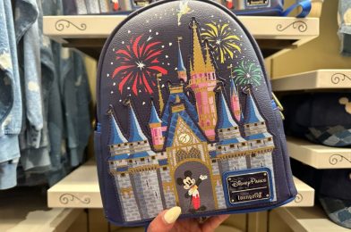 New Cinderella Castle Loungefly Backpack and Mickey Mouse Tote at Magic Kingdom