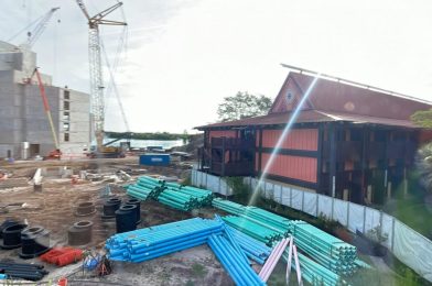 PHOTOS: More Concrete Walls Added to Disney Vacation Club Tower at Disney’s Polynesian Village Resort