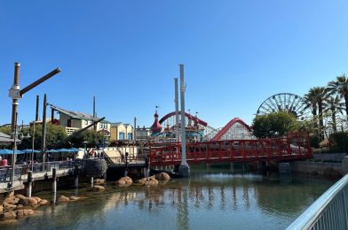 PHOTOS: San Fransokyo Gate Bridge Construction Goes Vertical at Disney California Adventure