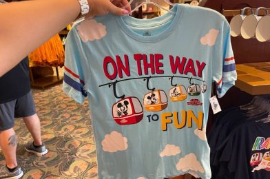 New ‘On the Way to Fun’ Disney Skyliner Youth Tee Available at EPCOT