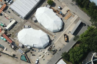 Take an Aerial Look at Halloween Horror Nights 32 House Construction in Universal Studios Florida