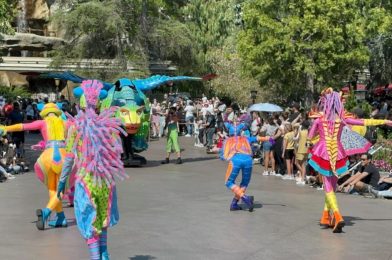 PHOTOS, VIDEO: New ‘Coco’ Pepita Puppet on Float Platform in Magic Happens Parade at Disneyland