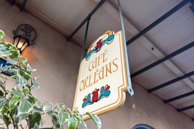 REVIEW: Haunted Mansion Meal with Seafood Broil, Candle Dessert, and More at Café Orleans in Disneyland
