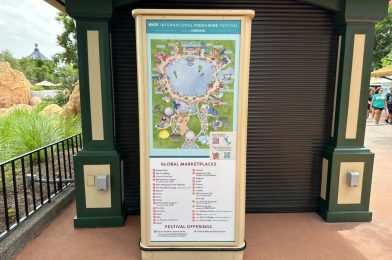 First Look at the 2023 EPCOT International Food & Wine Festival Map