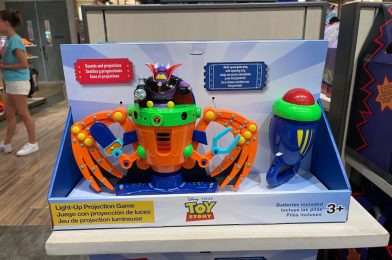Buzz Lightyear’s Space Ranger Spin Light-Up Projection Game Calling All Recruits at Walt Disney World