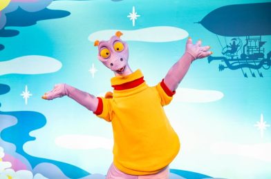 FIRST LOOK: See Figment’s New Meet and Greet Location and Backdrop Featuring the Dream Mobile at EPCOT