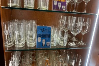 New Disney Vacation Club Exclusive Glassware Collection Available at Crystal Arts in Magic Kingdom