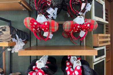 Deck the Halls with This NEW Plaid Holiday Ear Headband Available at Walt Disney World