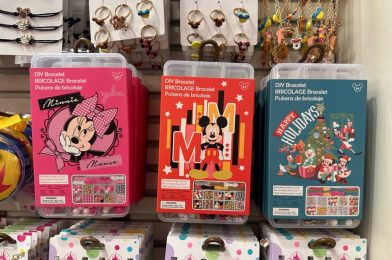 Mickey, Minnie, and Christmas DIY Bracelet Kits at Walt Disney World